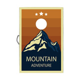 Waterproof Cornhole Boards Set 2′x3′ Mountain Adventure